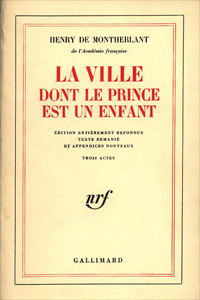 La Ville dont le Prince est un enfant