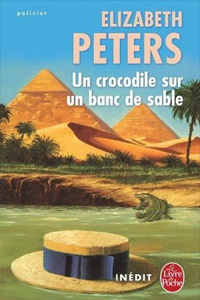 Un crocodile sur un banc de sable T1
